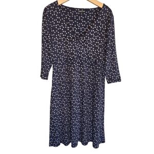 Toad & Co Rosalinda II Dress V-Neck Stretchy Travel Athleisure Outdoors Sz M